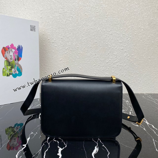 Prada專櫃新款空姐包1BD320 普拉達平紋牛皮單肩斜挎女包 csp1731